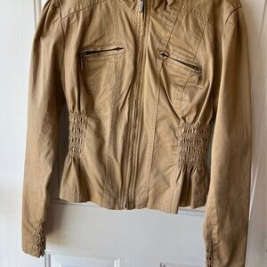 Guess Tan Women's Jacket Vintage jacket sz xl